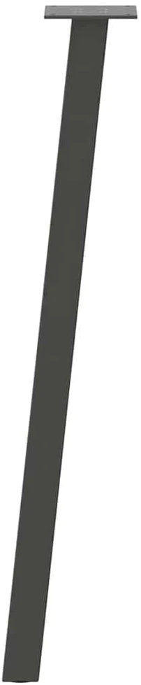 Konsolinio stalo kojos, 4 vnt., antracito spalvos, 72 cm, plienas