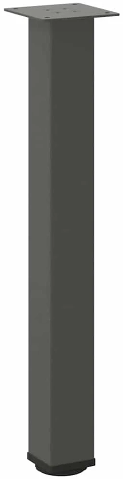 Konsolinio stalo kojos, 4 vnt., antracito spalvos, 72-74 cm, plienas