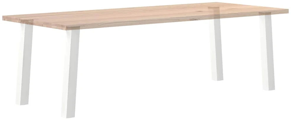 Konsolinio stalo kojos, 4 vnt., baltos, 72 cm, plienas