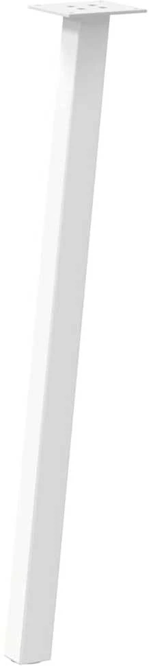 Konsolinio stalo kojos, 4 vnt., baltos, 72 cm, plienas