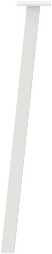 Konsolinio stalo kojos, 4 vnt., baltos, 72 cm, plienas