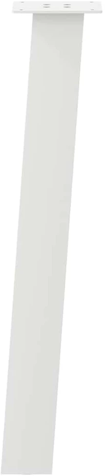 Konsolinio stalo kojos, 4 vnt., baltos, 72 cm, plienas