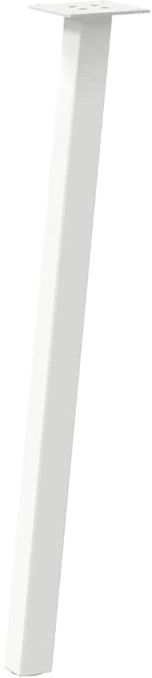 Konsolinio stalo kojos, 4 vnt., baltos, 72 cm, plienas
