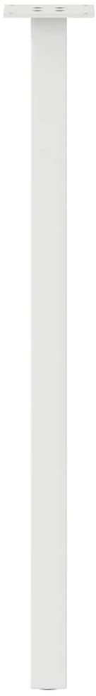 Konsolinio stalo kojos, 4 vnt., baltos, 72 cm, plienas