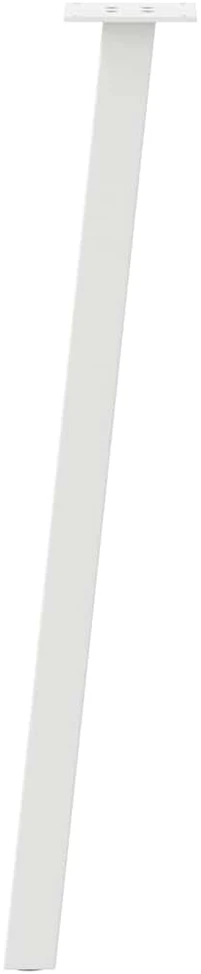 Konsolinio stalo kojos, 4 vnt., baltos, 72 cm, plienas