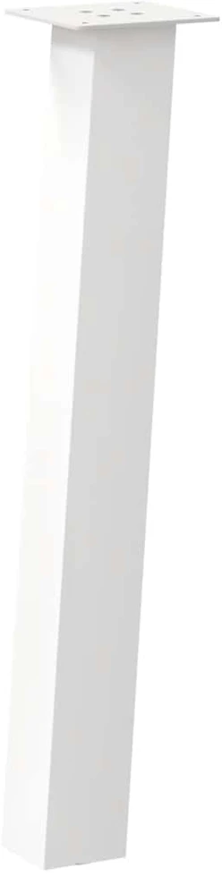 Konsolinio stalo kojos, 4 vnt., baltos, 72 cm, plienas