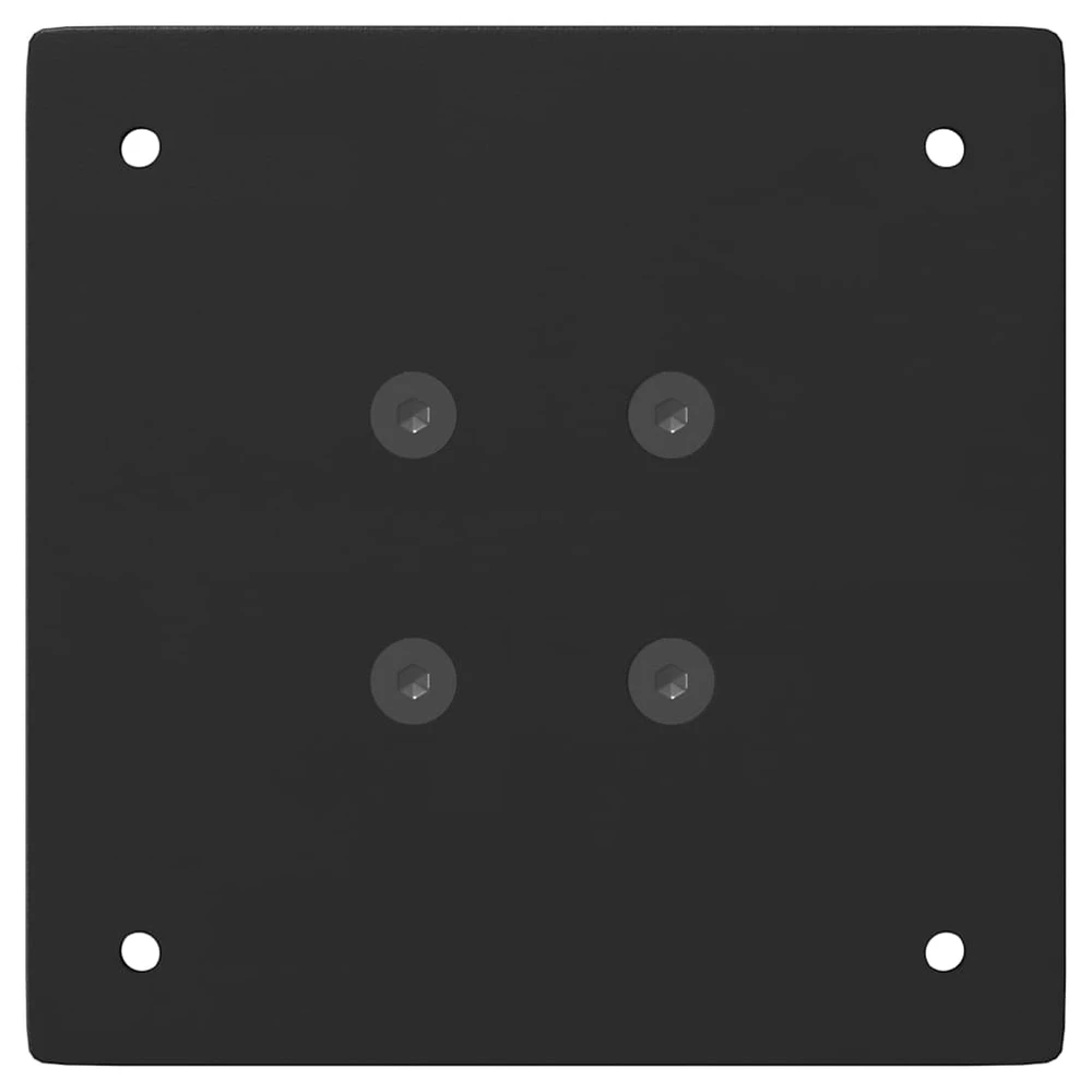 Konsolinio stalo kojos, 4 vnt., juodos, 72 cm, plienas