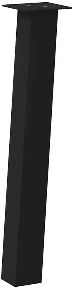 Konsolinio stalo kojos, 4 vnt., juodos, 72 cm, plienas