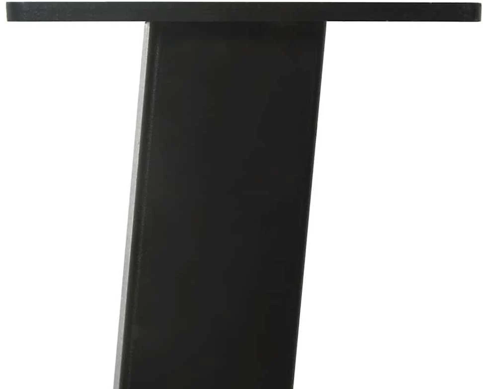 Konsolinio stalo kojos, 4 vnt., juodos, 72 cm, plienas