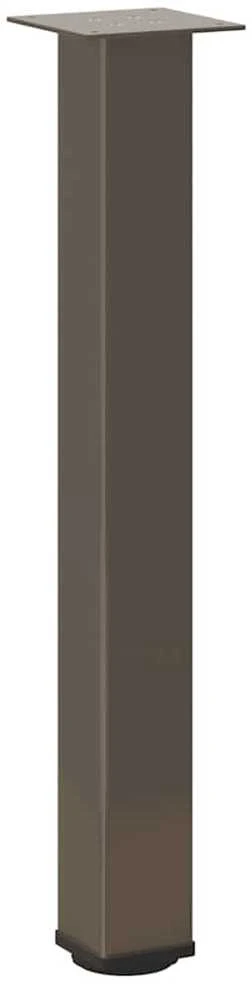 Konsolinio stalo kojos, 4 vnt., natūralus plienas, 72-74 cm, plienas