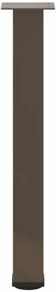 Konsolinio stalo kojos, 4 vnt., natūralus plienas, 72-74 cm, plienas