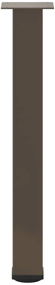 Konsolinio stalo kojos, 4 vnt., natūralus plienas, 72-74 cm, plienas