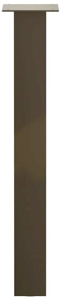 Konsolinio stalo kojos, 4 vnt., natūralus plienas, 72 cm, plienas