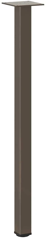 Konsolinio stalo kojos, 4 vnt., natūralus plienas, 72-74 cm, plienas