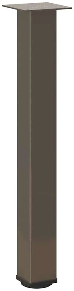 Konsolinio stalo kojos, 4 vnt., natūralus plienas, 72-74 cm, plienas