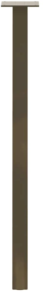 Konsolinio stalo kojos, 4 vnt., natūralus plienas, 72 cm, plienas