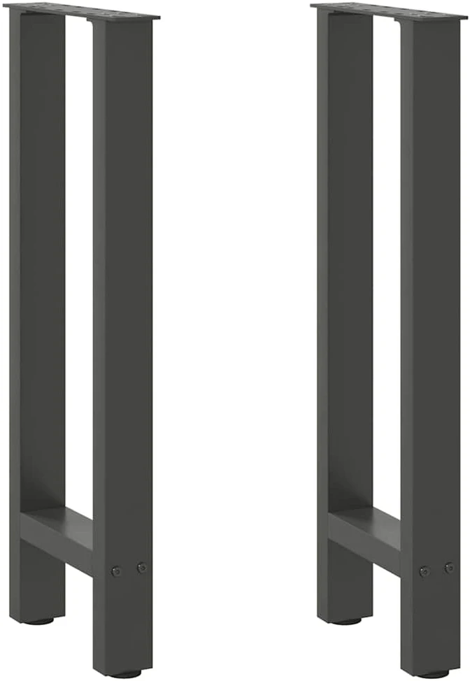 Kavos staliuko kojelės, antracito, 2 vnt., 38x(72-73)cm