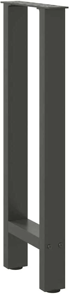 Kavos staliuko kojelės, antracito, 2 vnt., 38x(72-73)cm