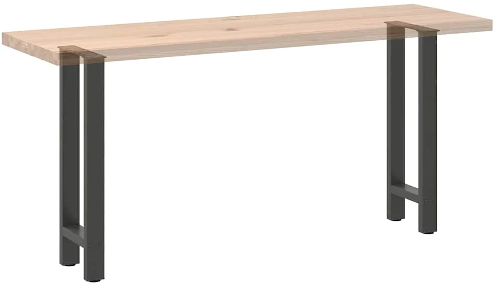 Kavos staliuko kojelės, antracito, 2 vnt., 38x(72-73)cm