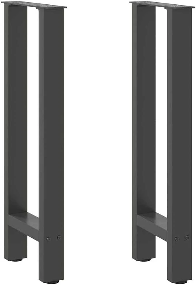 Kavos staliuko kojelės, antracito, 2 vnt., 38x(72-73)cm