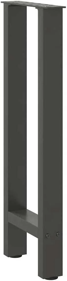 Kavos staliuko kojelės, antracito, 2 vnt., 28x(72-73)cm