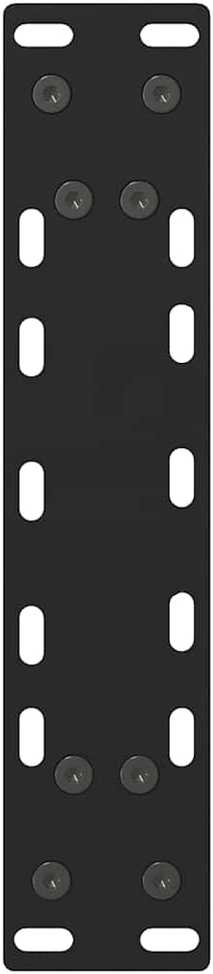 Kavos staliuko kojelės, juoda, 2 vnt., 28x(72-73)cm, plienas