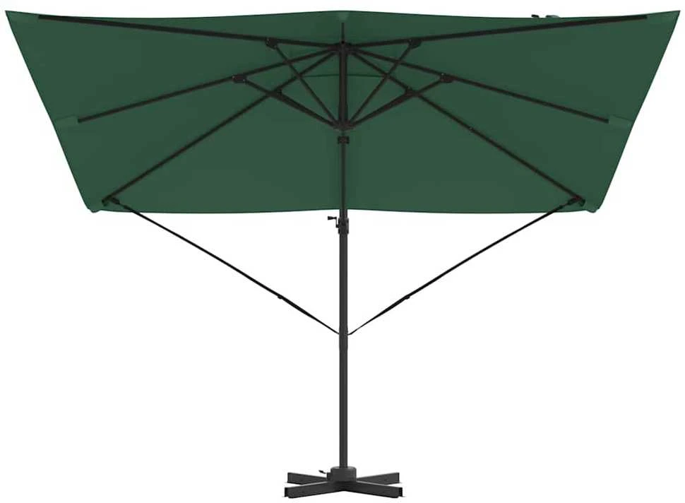 Roma Parasol Žalia 286 x 284 x 265 cm Aliuminis ir poliesteris