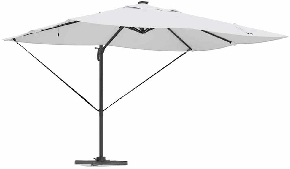 Skėtis nuo saulės 352 x 251 x 265 cm Poliesteris ir aliuminis