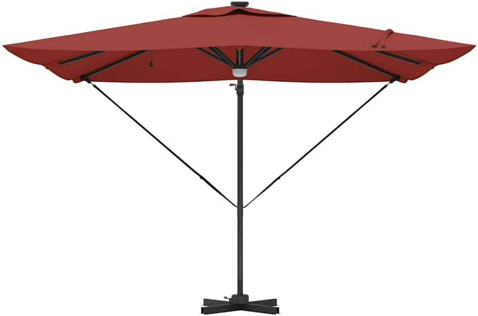 Roma Parasol Raudona 286 x 284 x 270 cm