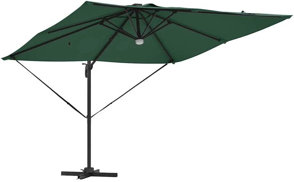 Roma Parasol Žalia 286 x 284 x 270 cm Aliuminis ir poliesteris
