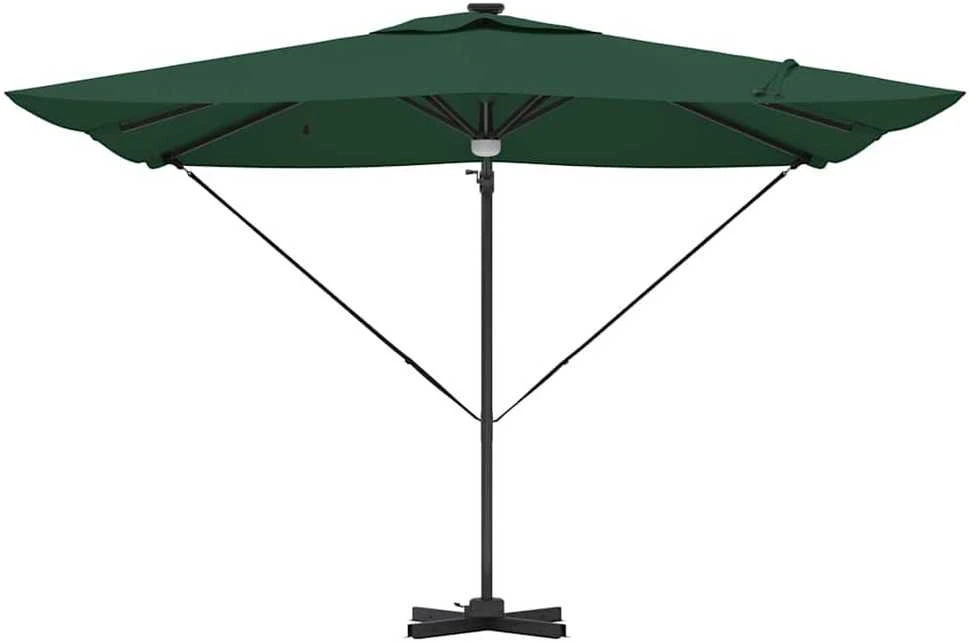 Roma Parasol Žalia 286 x 284 x 270 cm Aliuminis ir poliesteris