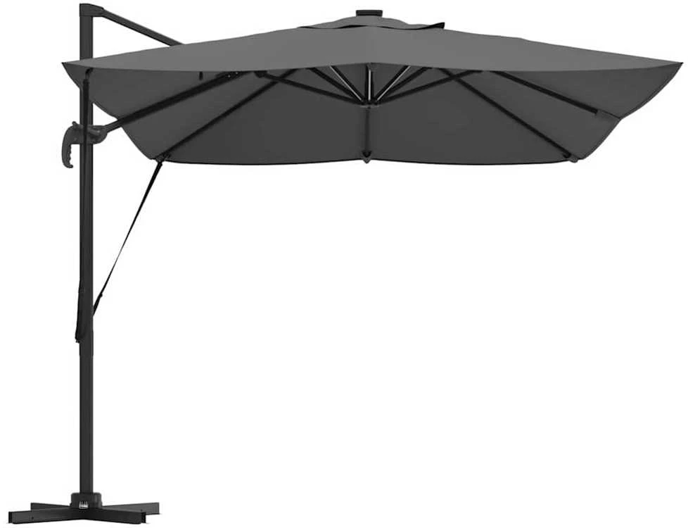 Skėtis nuo saulės 352 x 251 x 265 cm Poliesteris ir aliuminis