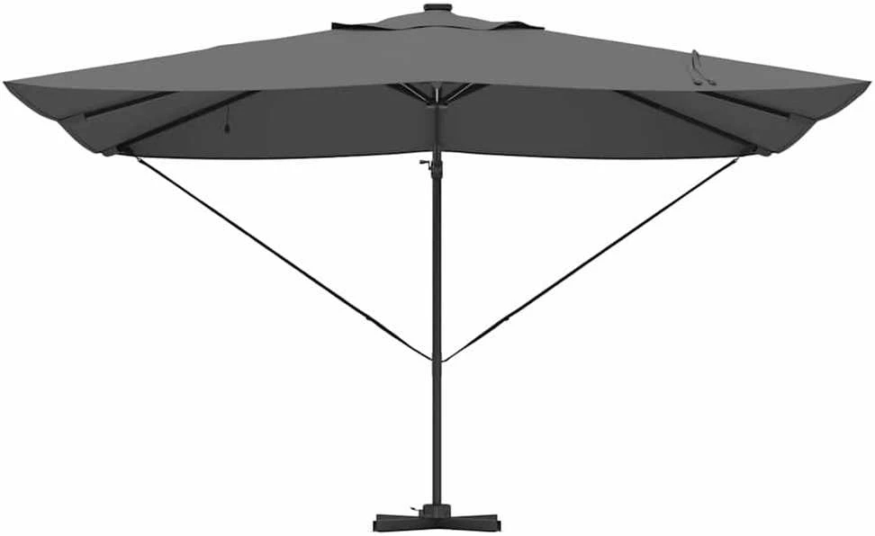 Skėtis nuo saulės 352 x 251 x 265 cm Poliesteris ir aliuminis