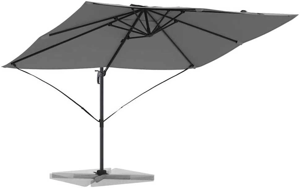 Skėtis nuo saulės 351 x 250 x 260 cm Poliesteris ir aliuminis
