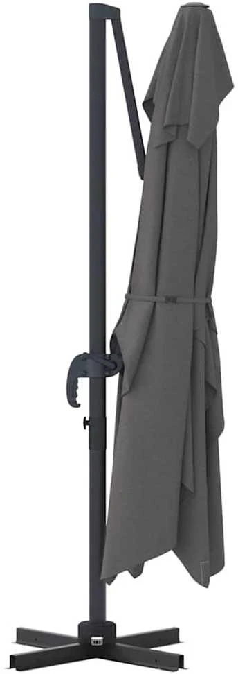 Skėtis nuo saulės 351 x 250 x 260 cm Poliesteris ir aliuminis