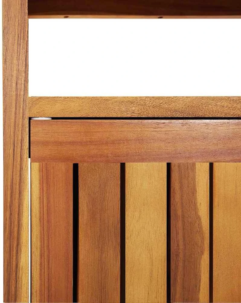 Konsolinis sodo staliukas, 110x35x75cm, akacijos masyvas