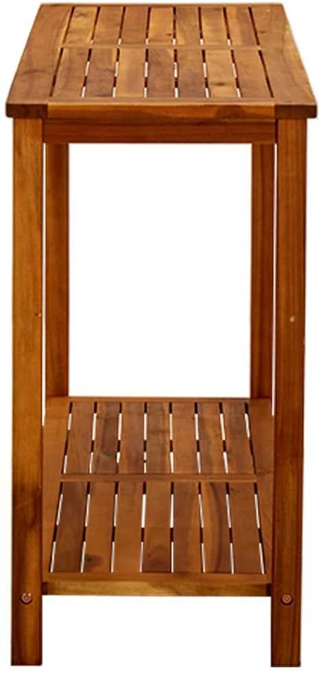 Konsolinis sodo staliukas, 110x40x75cm, akacijos masyvas