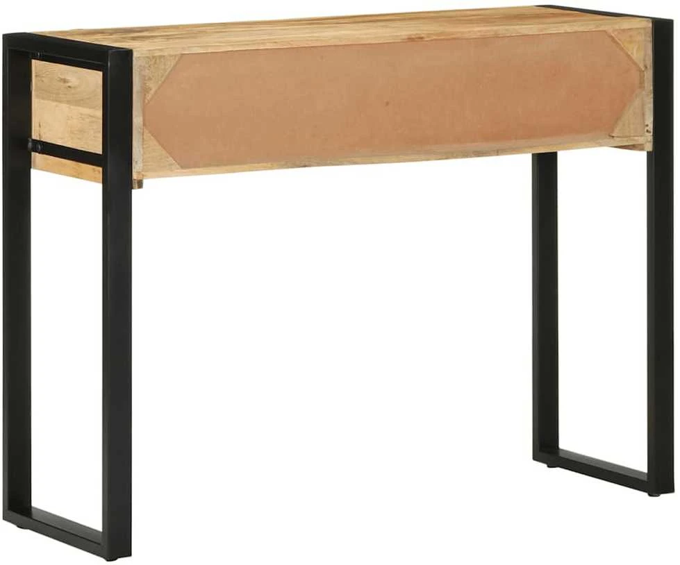konsolinis stalas 100x35x75 cm Tvirtas neapdorotas medis Mango