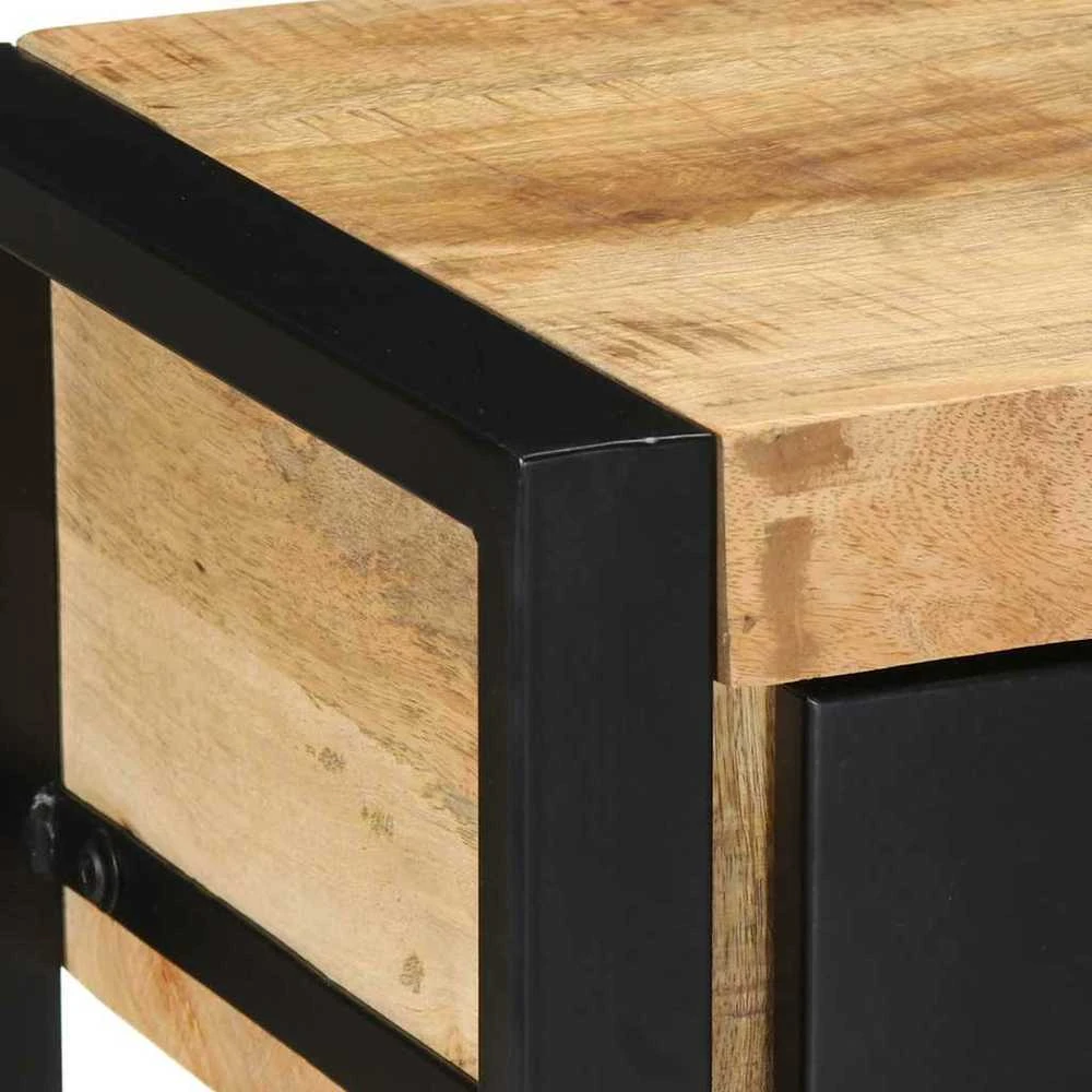 konsolinis stalas 100x35x75 cm Tvirtas neapdorotas medis Mango