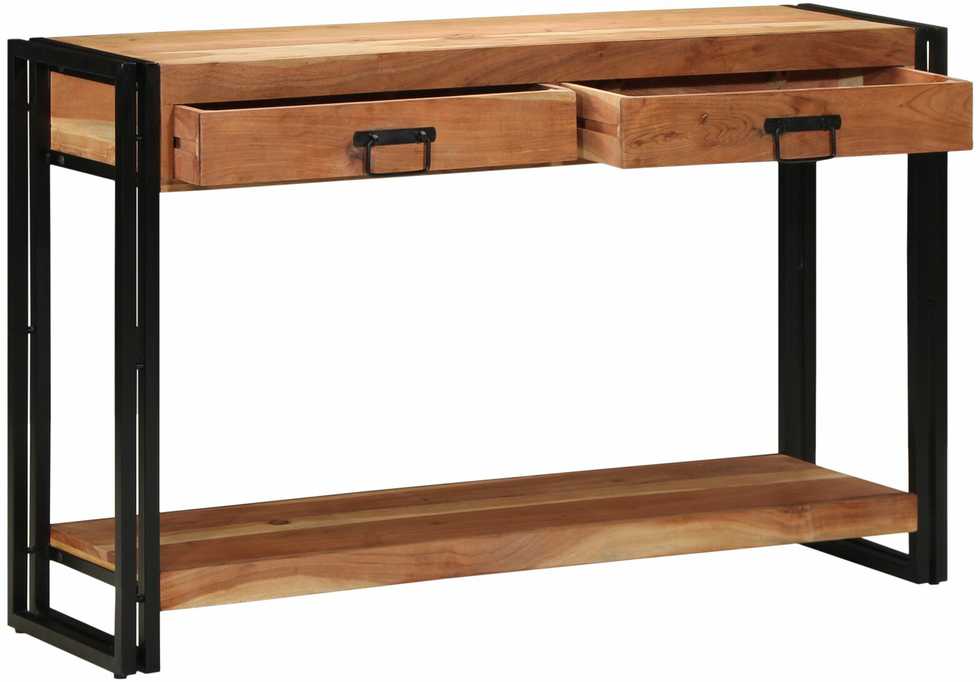 Konsolinis stalas Ruda 120 x 33 x 75 cm Kietos akacijos mediena