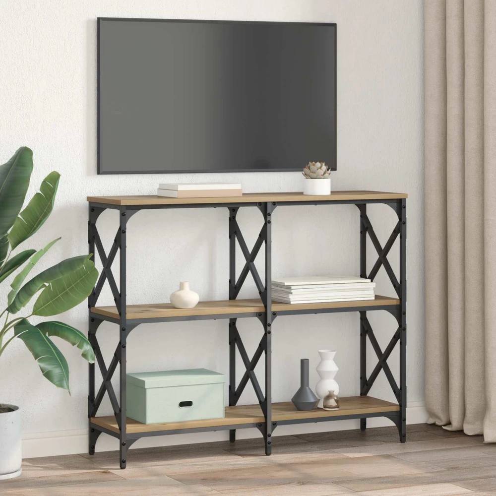 Konsolinis stalas Amatininkų ąžuolas 100 x 28 x 80,5 cm