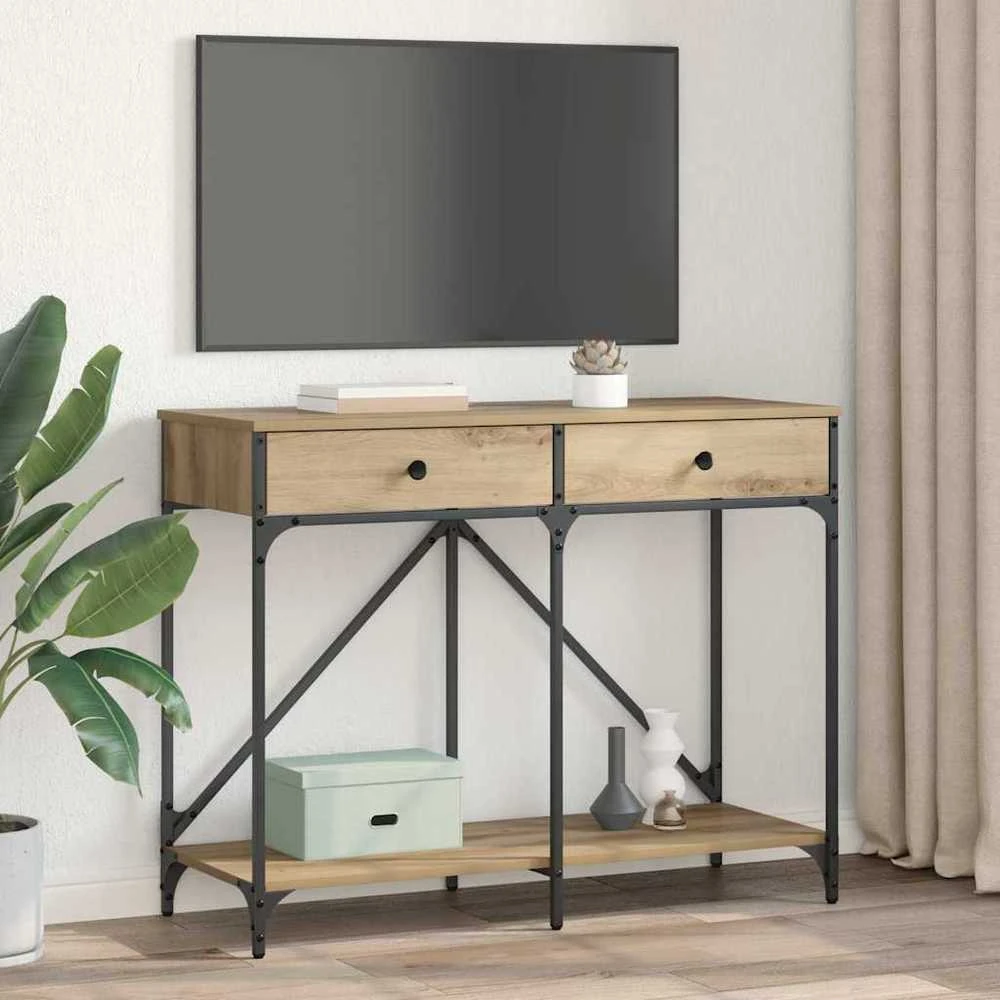 Konsolinis stalas Amatininkų ąžuolas 100 x 39 x 78,5 cm