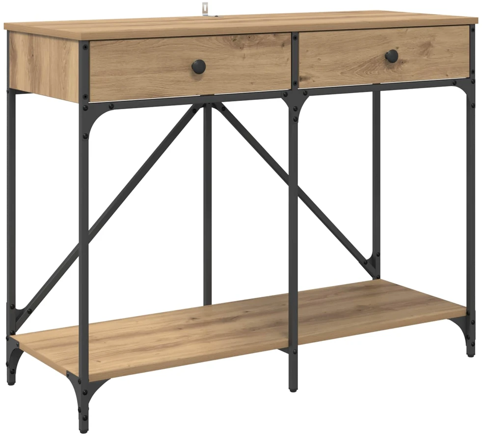 Konsolinis stalas Amatininkų ąžuolas 100 x 39 x 78,5 cm