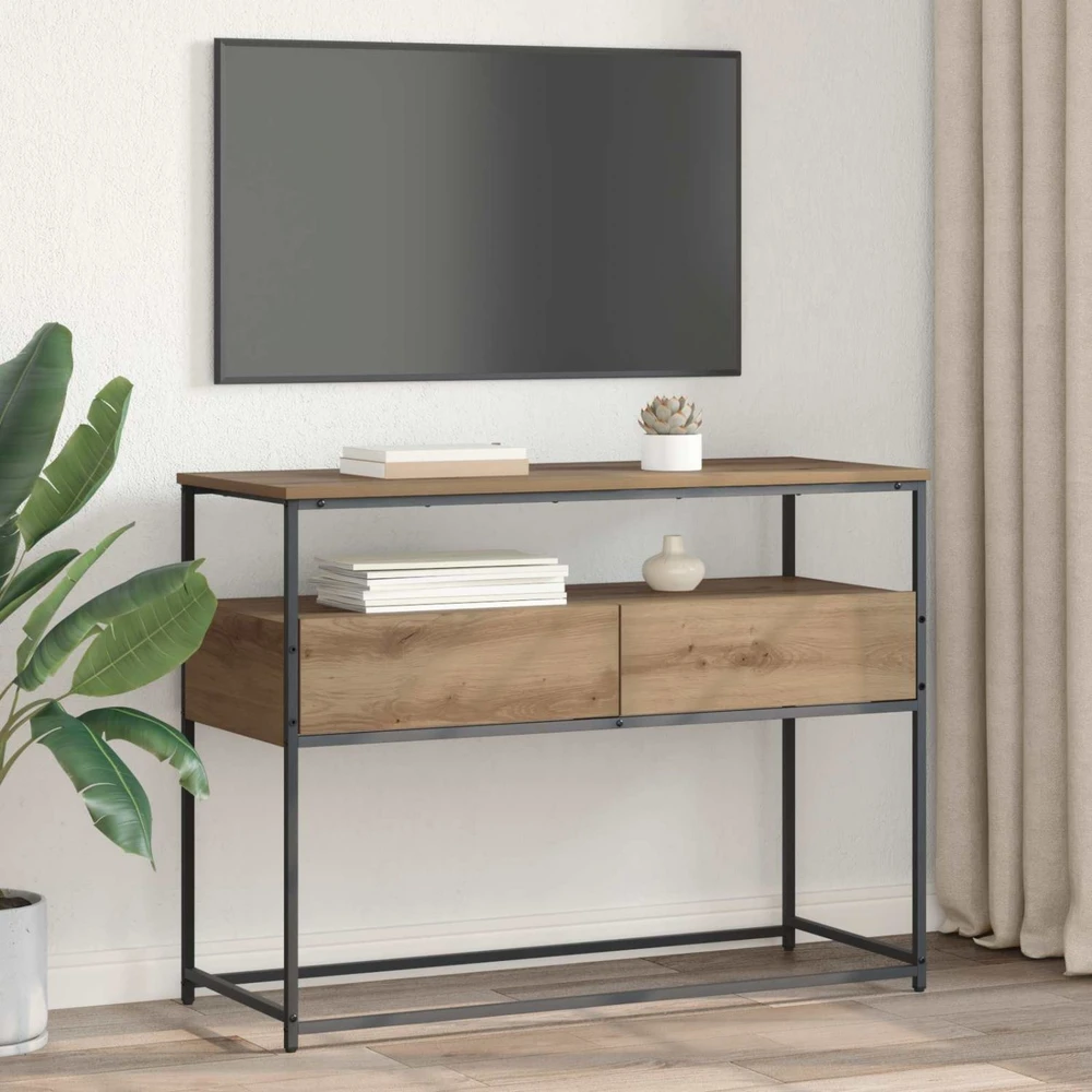 Konsolinis stalas Amatininkų ąžuolas 100 x 40 x 75 cm