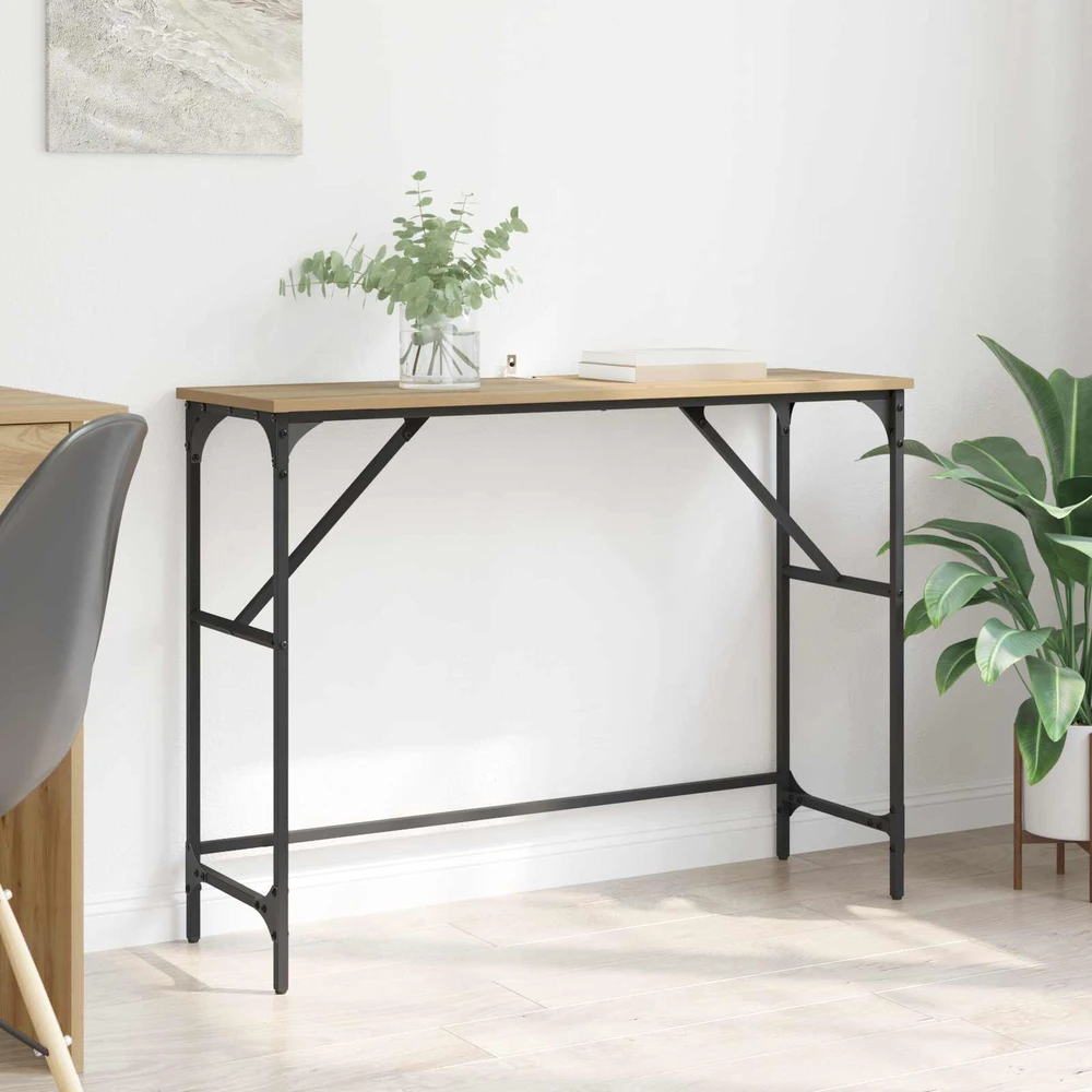 Konsolinis stalas Amatininkų ąžuolas 100 x 32 x 75 cm