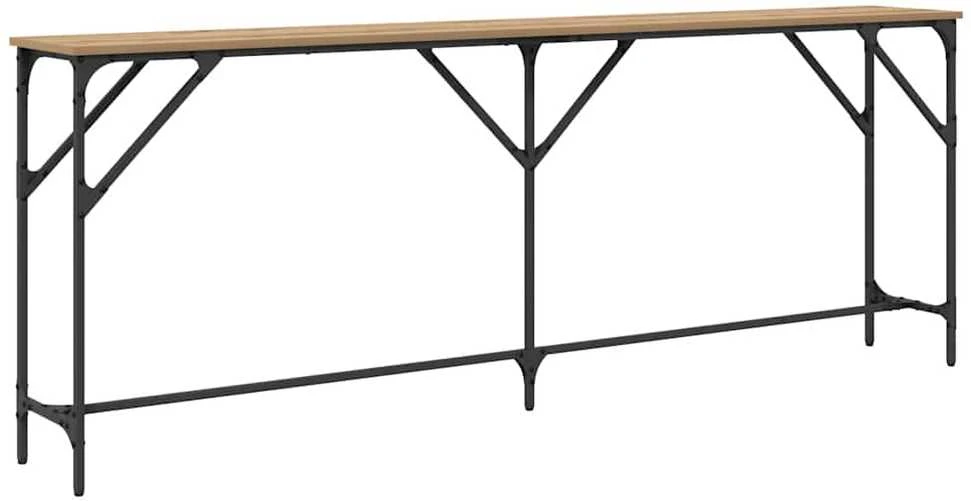 Konsolinis stalas artisano ąžuolo 200 x 29 x 75 cm