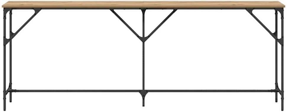 Konsolinis stalas artisano ąžuolo 200 x 29 x 75 cm