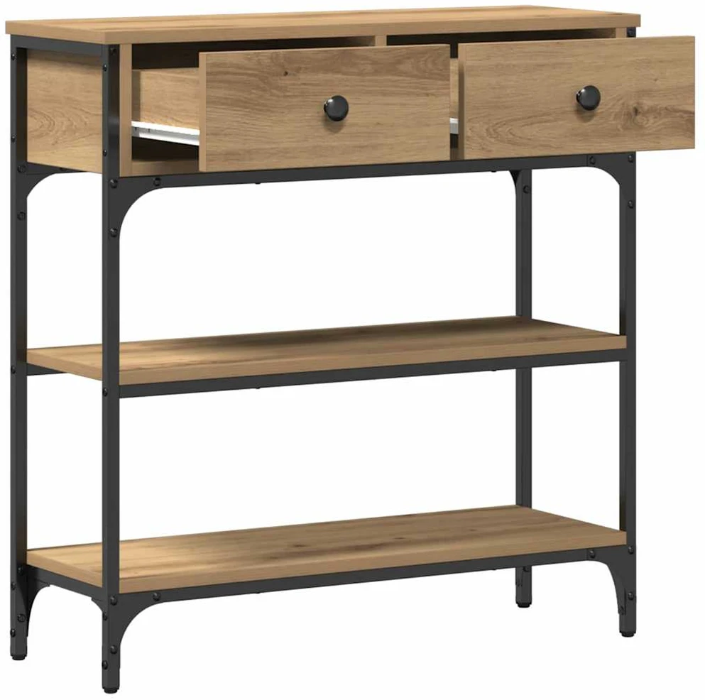 Konsolinis stalas Amatininkų ąžuolas 72.5 x 25 x 75 cm