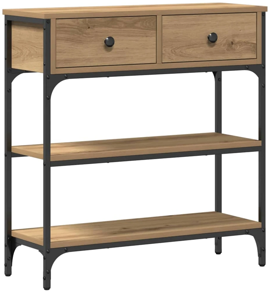 Konsolinis stalas Amatininkų ąžuolas 72.5 x 25 x 75 cm
