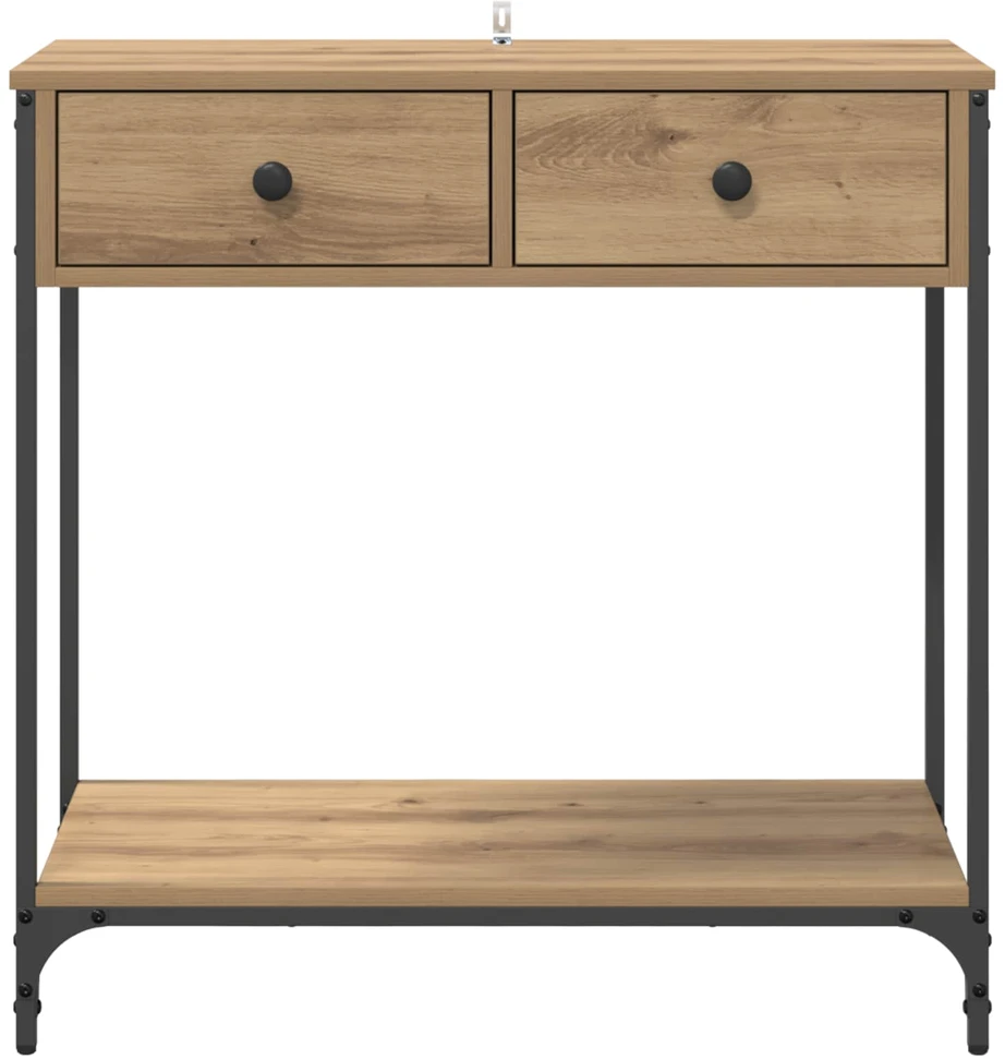 Konsolinis stalas Amatininkų ąžuolas 75 x 34,5 x 75 cm
